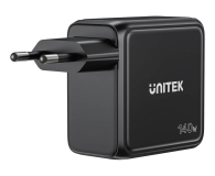 Ładowarka i akumulator Unitek Ładowarka GaN z wyświetlaczem Rexo 140W